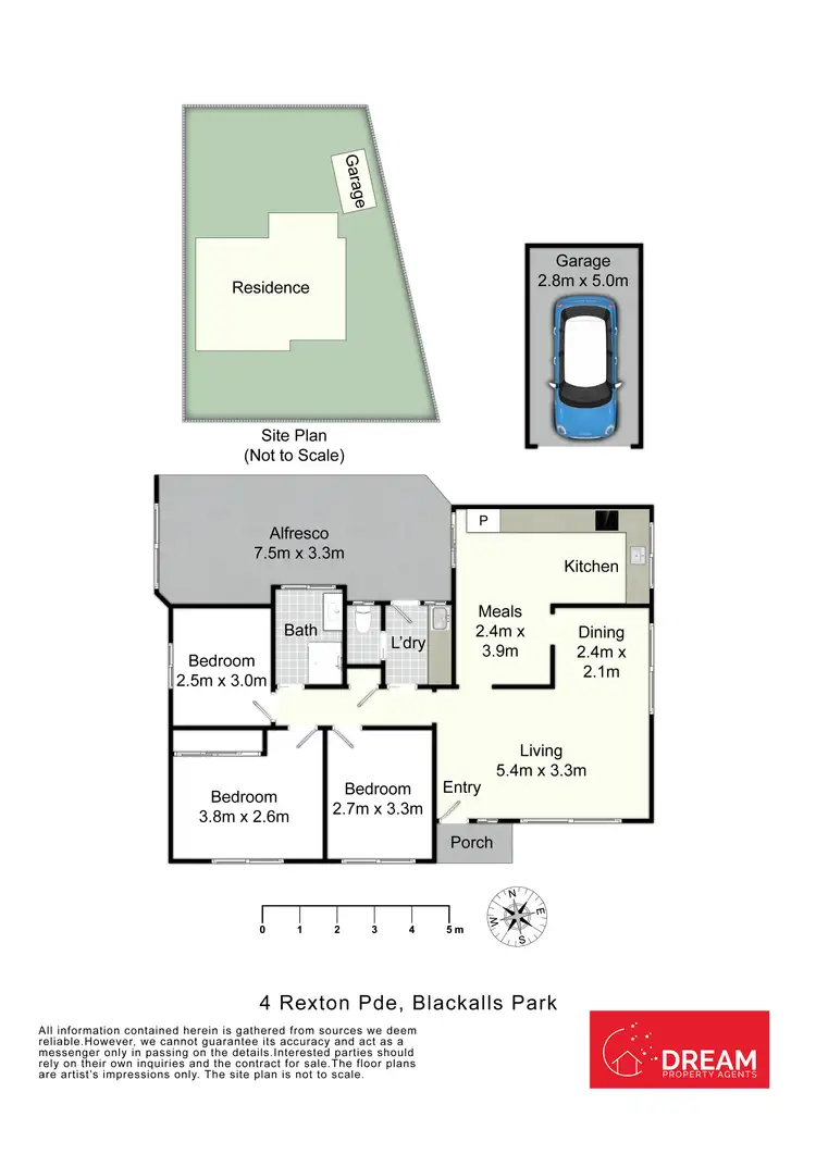 Floorplan of Homely house listing, 4 Rexton Parade, Blackalls Park NSW 2283