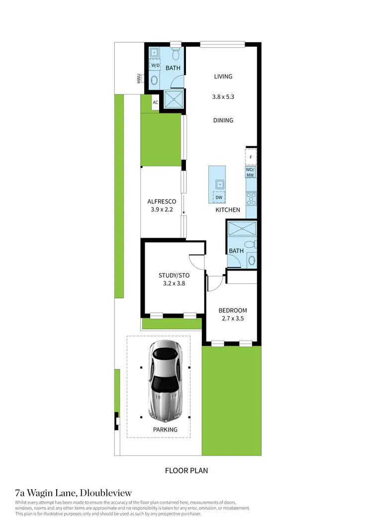 Floorplan of Homely villa listing, 7A Wagin Lane, Doubleview WA 6018