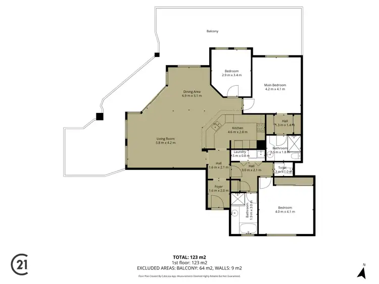 Floorplan of Homely house listing, 5/37 Dolphin Drive, Mandurah WA 6210