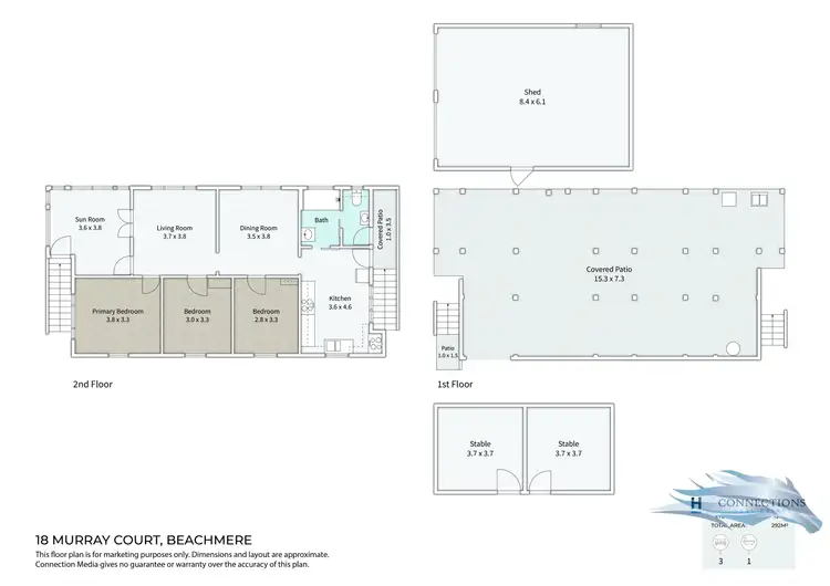 Floorplan of Homely house listing, 18 Murray Court, Beachmere QLD 4510