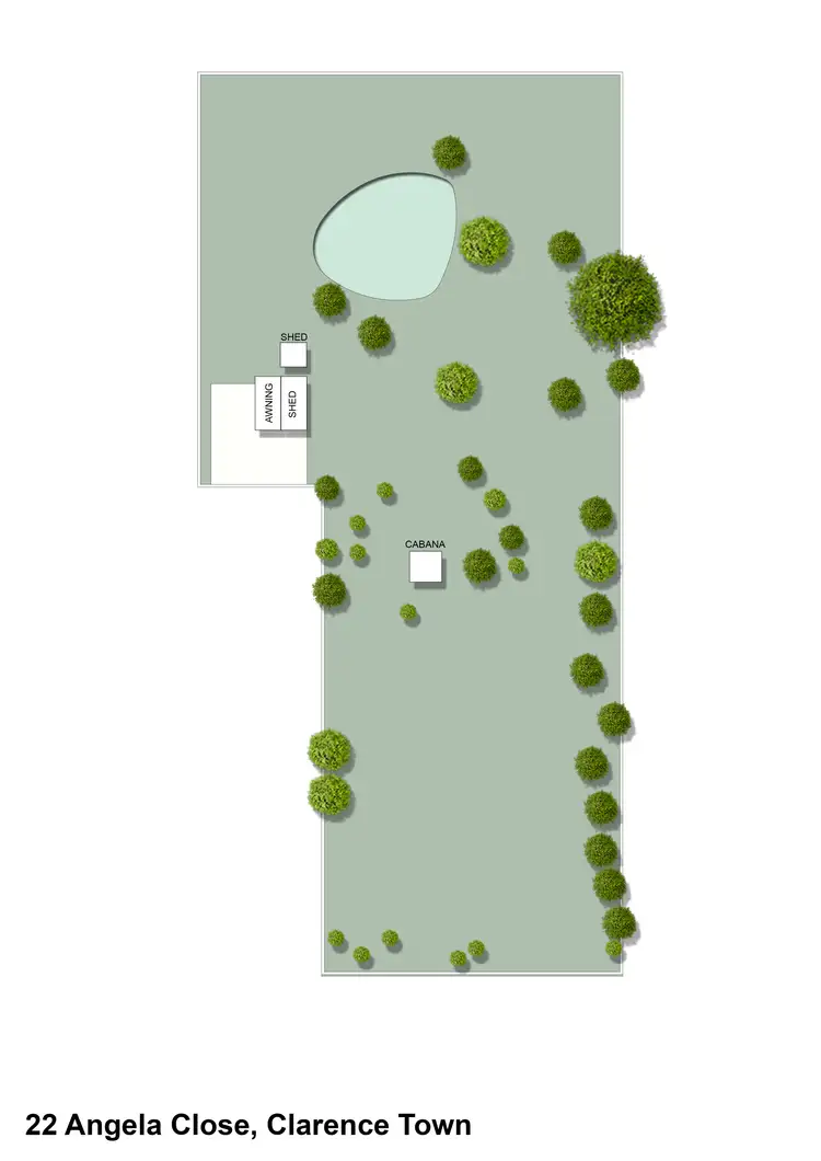Floorplan of Homely land listing, 22 Angela Close, Clarence Town NSW 2321