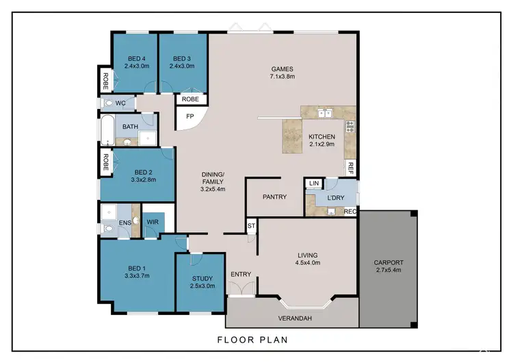 Floorplan of Homely house listing, 10 Haynes Court, Armadale WA 6112