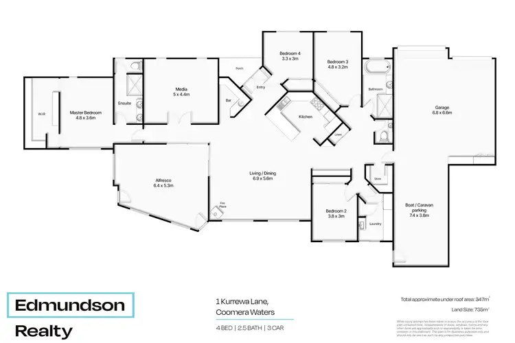 Floorplan of Homely house listing, 1 Kurrewa Lane, Coomera Waters QLD 4209