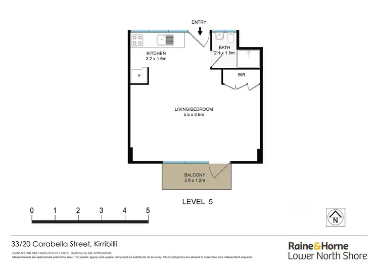 Floorplan of Homely unit listing, 33/20 Carabella St, Kirribilli NSW 2061