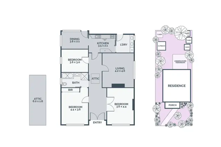 Floorplan of Homely house listing, 118 Flinders Street, Thornbury VIC 3071