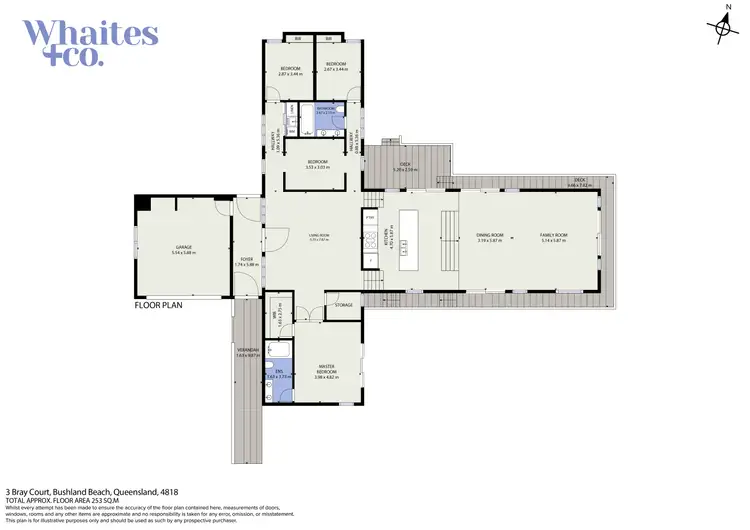 Floorplan of Homely house listing, 3 Bray Court, Bushland Beach QLD 4818