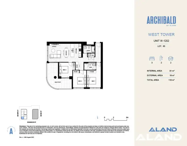 Floorplan of Homely apartment listing, W-1202/108 Donnison Street, Gosford NSW 2250
