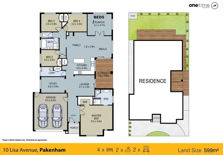 Floorplan of Homely house listing, 10 Lisa Avenue, Pakenham VIC 3810