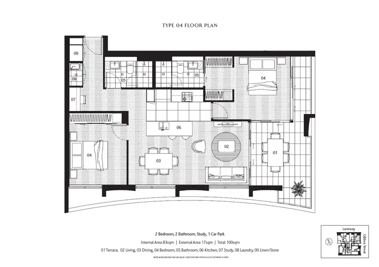 Floorplan of Homely apartment listing, 604/17 Gibbon Street, Woolloongabba QLD 4102