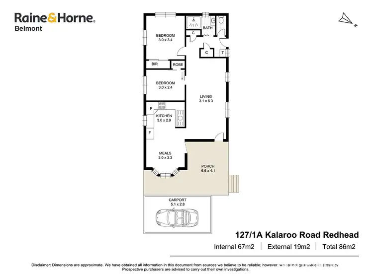 Floorplan of Homely house listing, 127/1A Kalaroo Road, Redhead NSW 2290