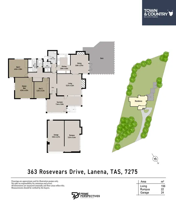 Floorplan of Homely house listing, 363 Rosevears Drive, Lanena TAS 7275