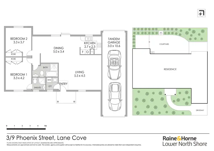 Floorplan of Homely villa listing, 3/9-11 Phoenix Street, Lane Cove NSW 2066