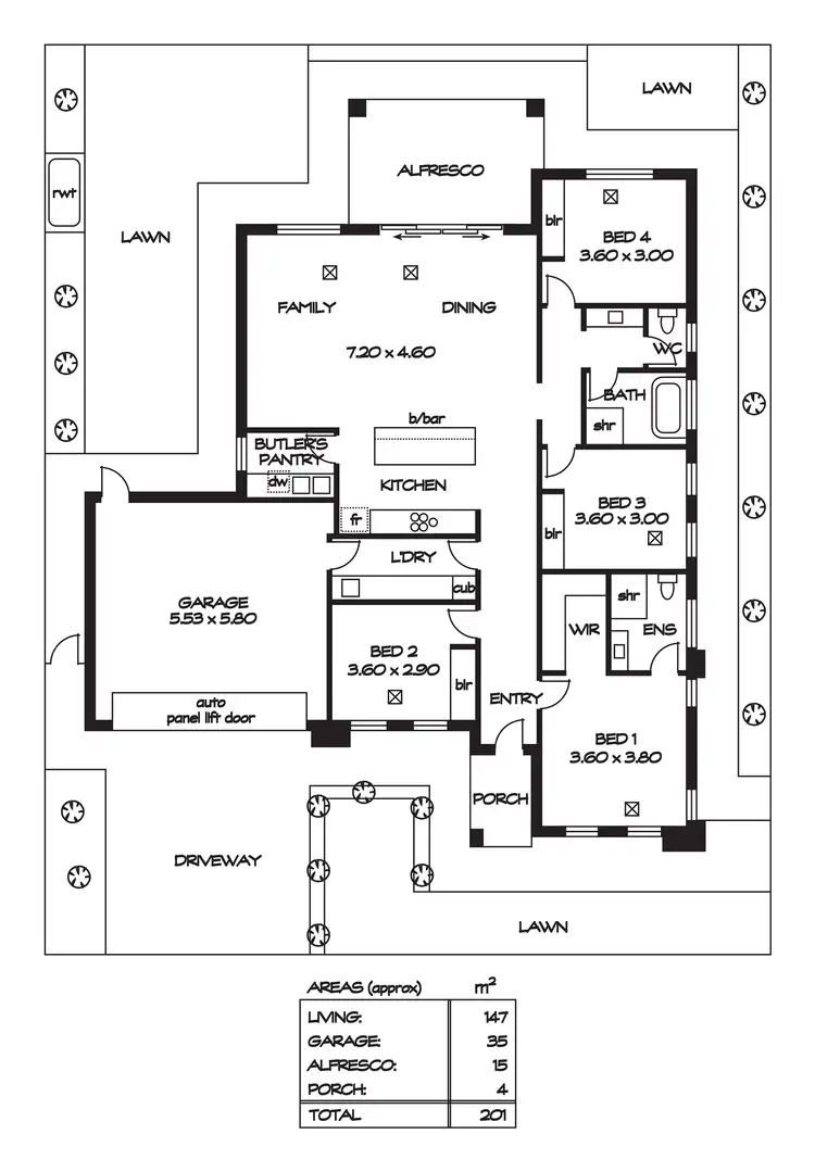 Floorplan of Homely house listing, 28 Telowie Way, Andrews Farm SA 5114