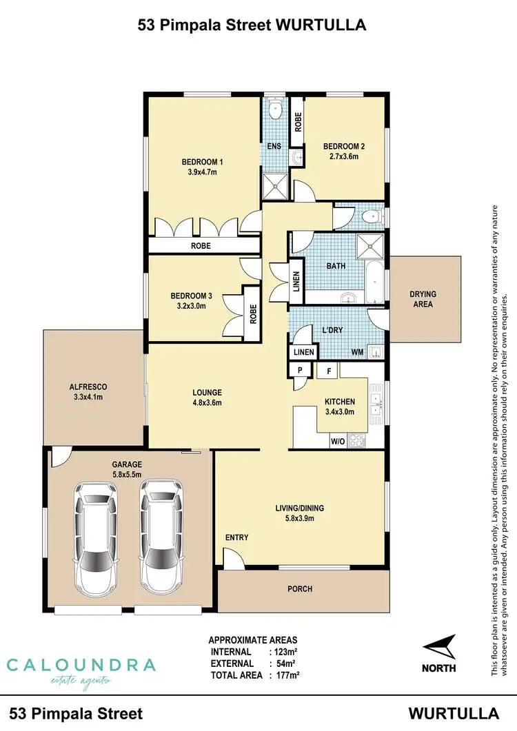 Floorplan of Homely house listing, 53 Pimpala Street, Wurtulla QLD 4575