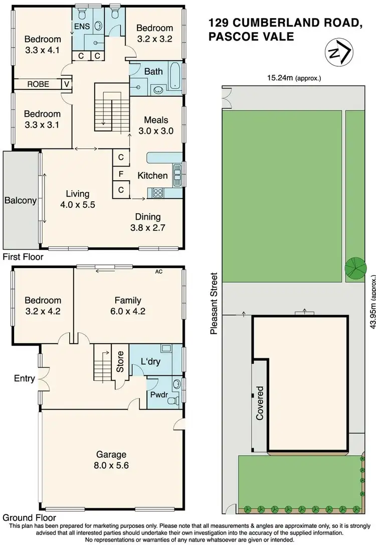 Floorplan of Homely house listing, 129 Cumberland Road, Pascoe Vale VIC 3044