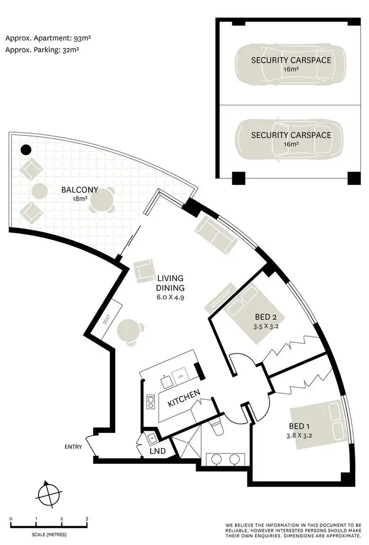 Floorplan of Homely apartment listing, 502/200 Campbell Street, Darlinghurst NSW 2010