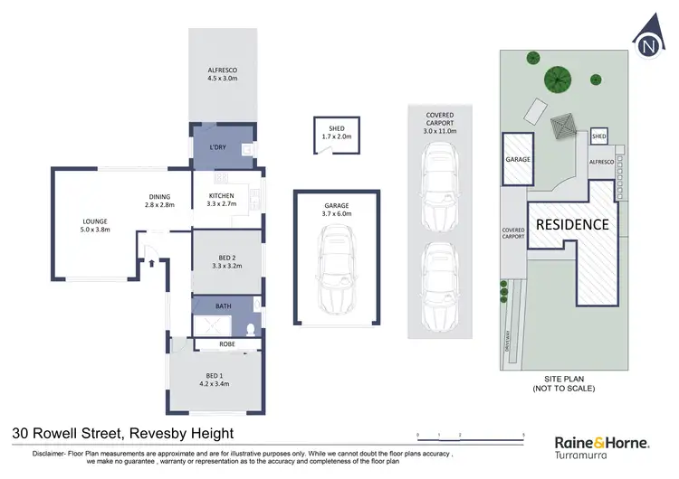 Floorplan of Homely house listing, 30 Rowell Street, Revesby Heights NSW 2212