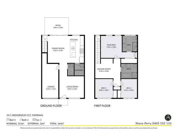 Floorplan of Homely townhouse listing, 55/1 Residences Circuit, Pimpama QLD 4209