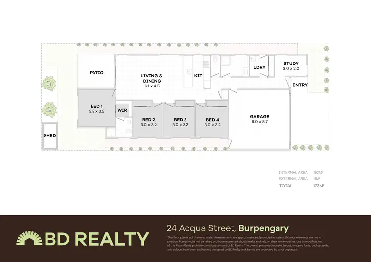 Floorplan of Homely house listing, 24 Acqua Street, Burpengary QLD 4505
