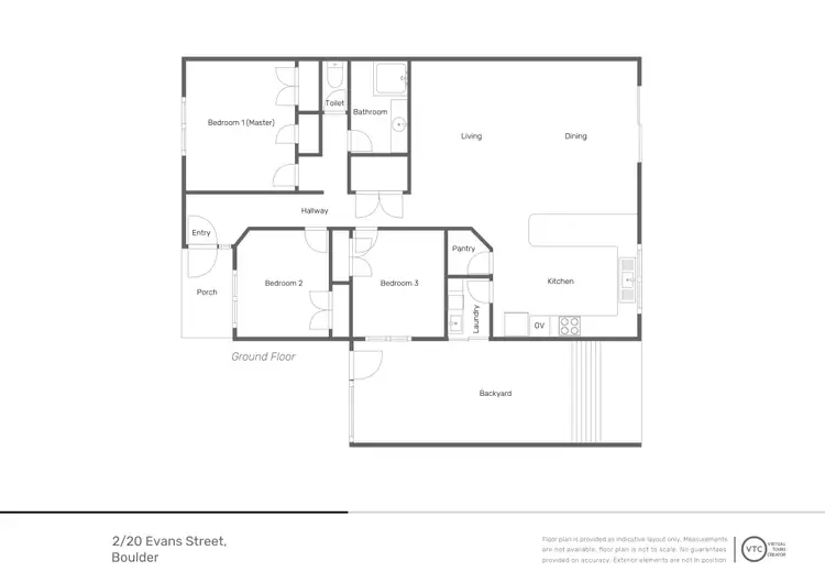 Floorplan of Homely house listing, 2/20 Evans Street, Boulder WA 6432