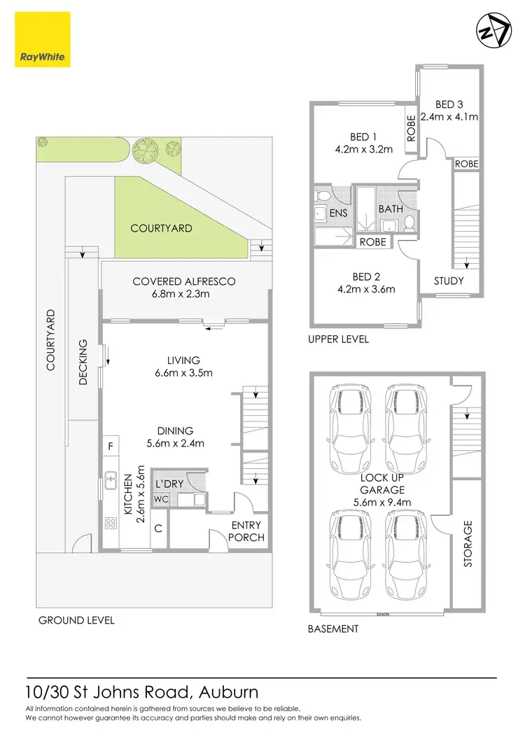 Floorplan of Homely townhouse listing, 10/30-32 St Johns Road, Auburn NSW 2144