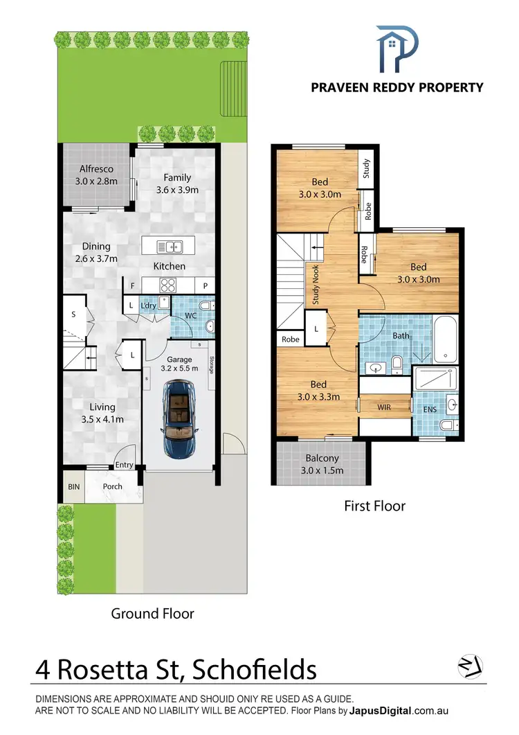 Floorplan of Homely house listing, 4 Rosetta Street, Schofields NSW 2762