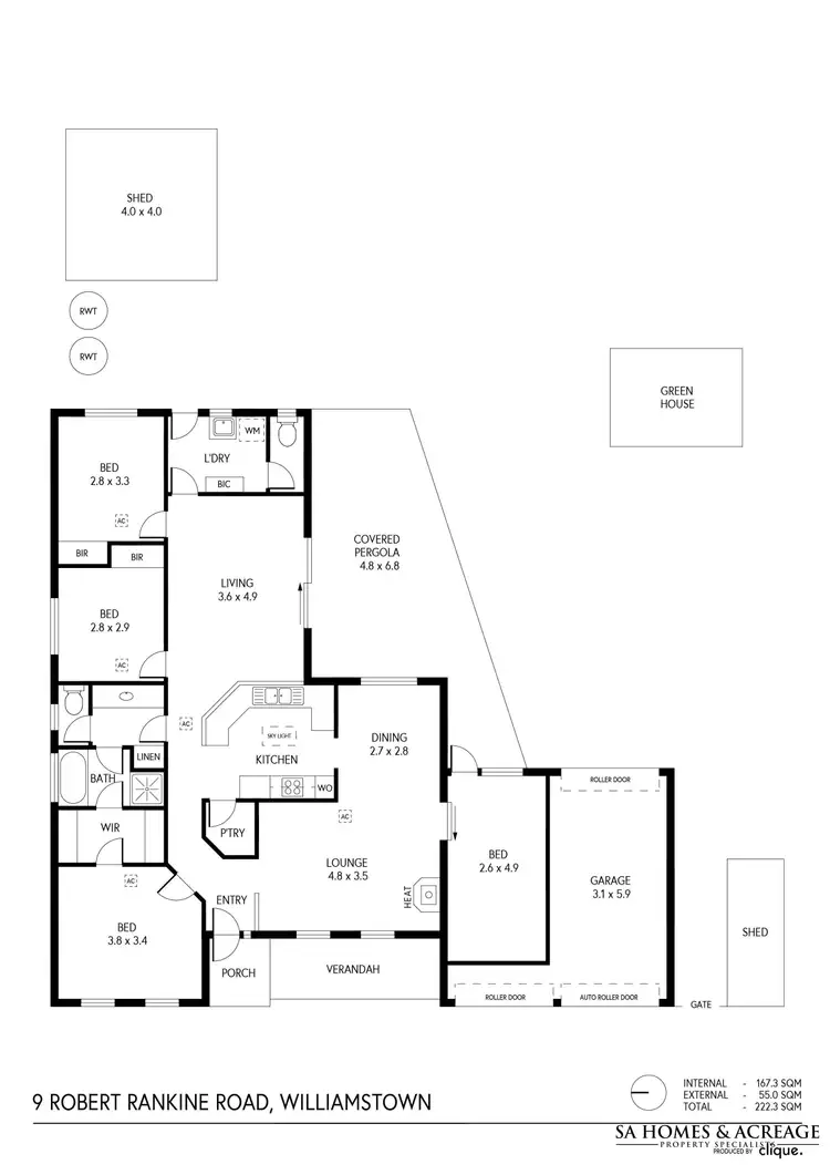 Floorplan of Homely house listing, 9 Robert Rankine Road, Williamstown SA 5351