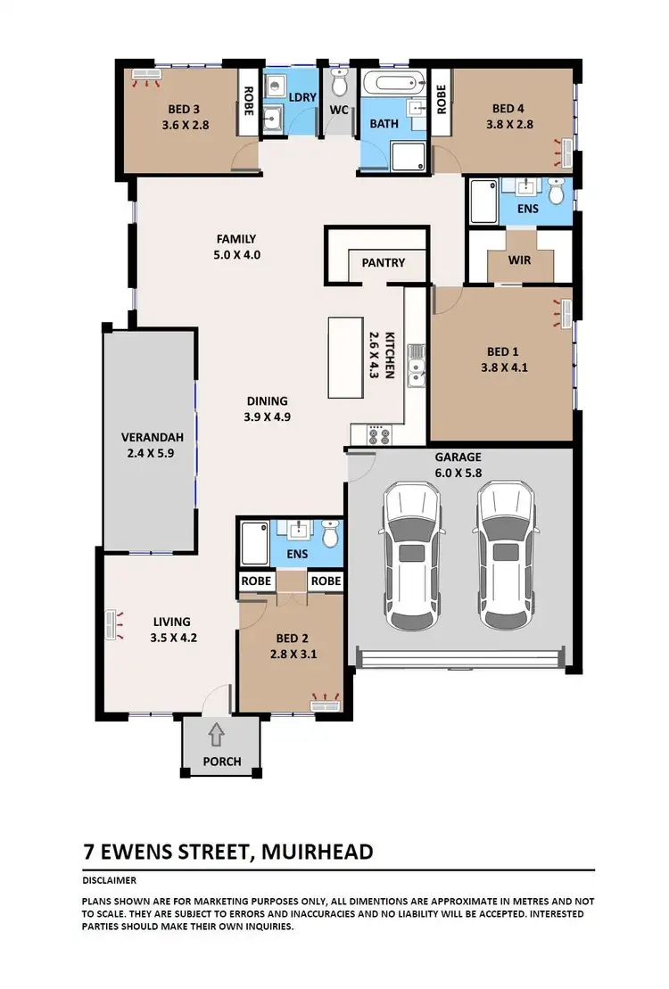 Floorplan of Homely house listing, 7 Ewens Street, Muirhead NT 810