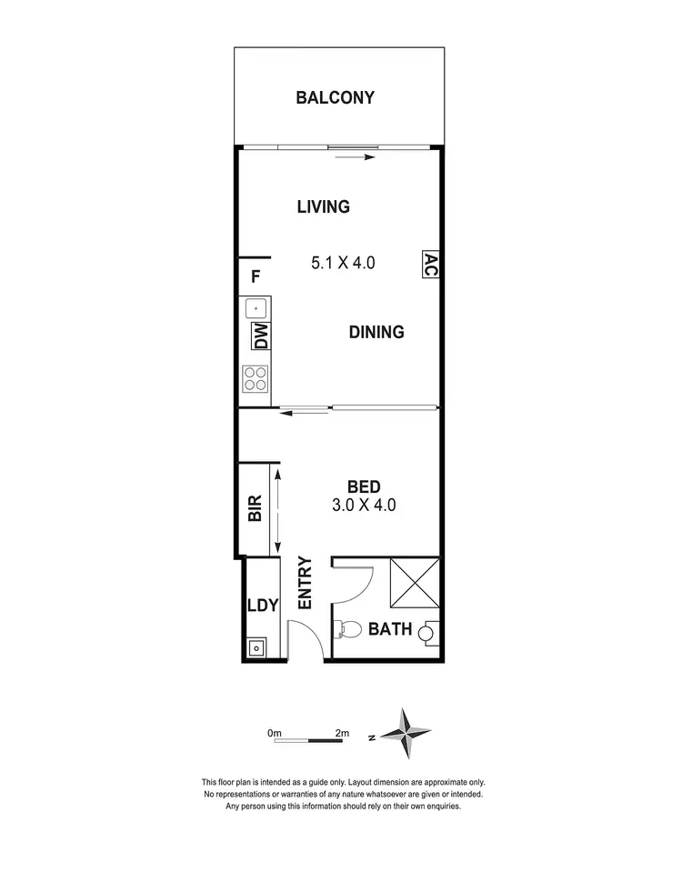 Floorplan of Homely apartment listing, 205/12 Coppin Street, Richmond VIC 3121