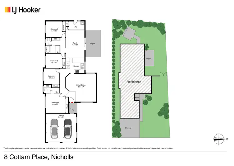 Floorplan of Homely house listing, 8 Cottam Place, Nicholls ACT 2913