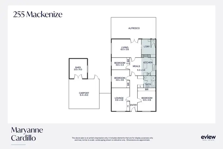 Floorplan of Homely house listing, 225 Mackenzie Street, Golden Square VIC 3555
