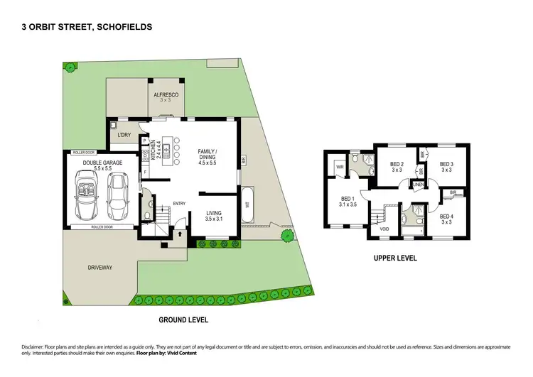 Floorplan of Homely house listing, 3 Orbit Street, Schofields NSW 2762