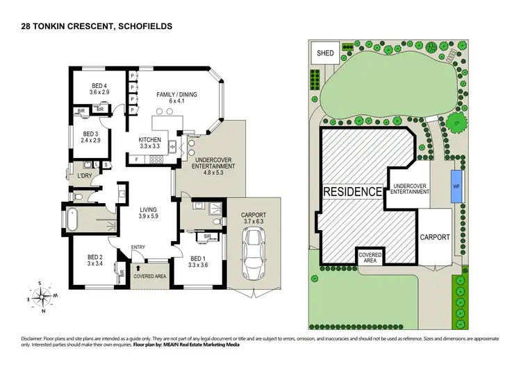 Floorplan of Homely house listing, 28 Tonkin Crescent, Schofields NSW 2762