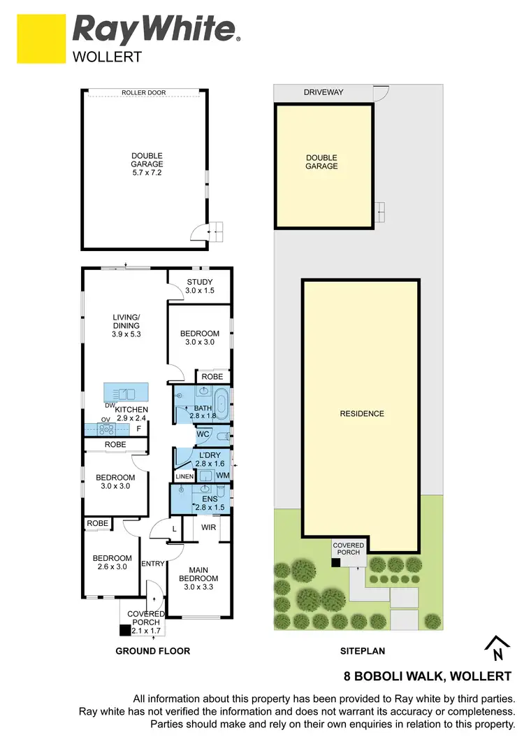 Floorplan of Homely house listing, 8 Boboli Walk, Wollert VIC 3750