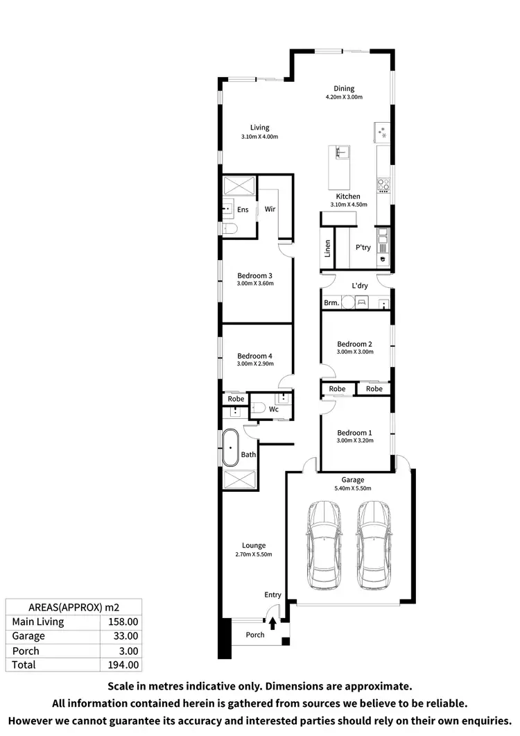 Floorplan of Homely house listing, Lot 2/44 Parsons Road, Dernancourt SA 5075