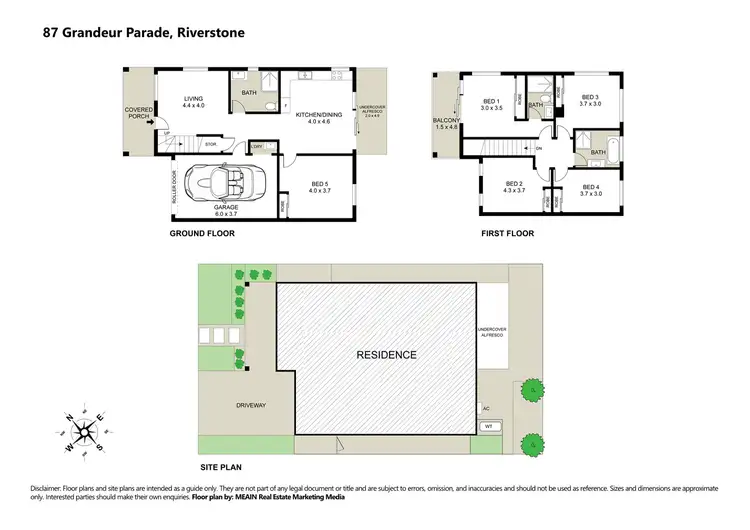 Floorplan of Homely house listing, 87 Grandeur Parade, Riverstone NSW 2765
