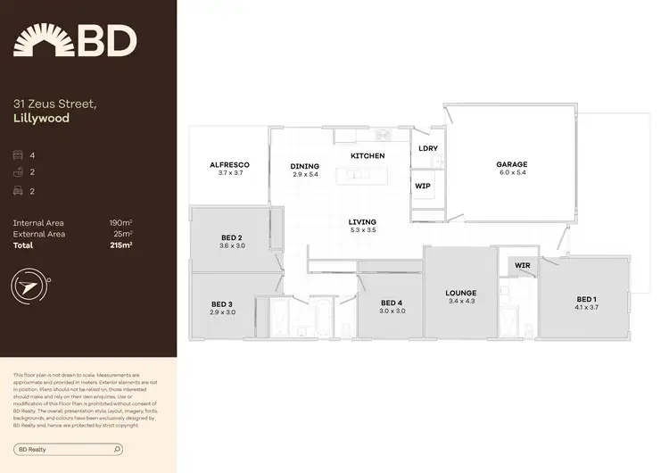 Floorplan of Homely house listing, 31 Zeus Street, Lilywood QLD 4513