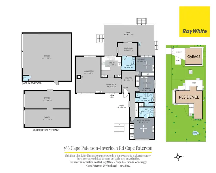Floorplan of Homely house listing, 566 Cape Paterson Road, Cape Paterson VIC 3995
