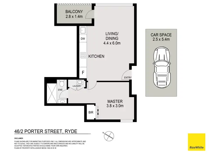 Floorplan of Homely apartment listing, 46/2 Porter Street, Ryde NSW 2112