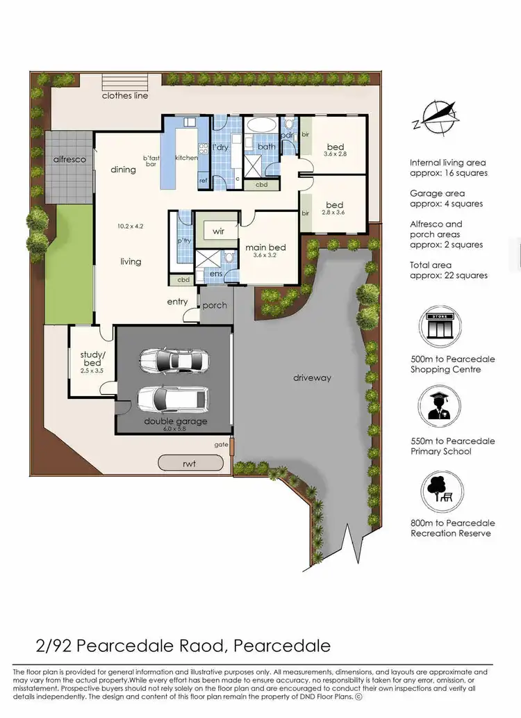 Floorplan of Homely house listing, 2/92 Pearcedale Road, Pearcedale VIC 3912