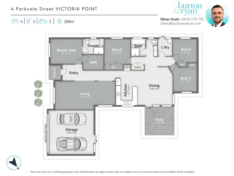 Floorplan of Homely house listing, 4 Parkvale Street, Victoria Point QLD 4165