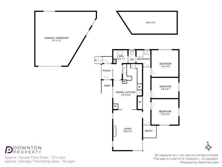 Floorplan of Homely house listing, 210 Bligh Street, Warrane TAS 7018