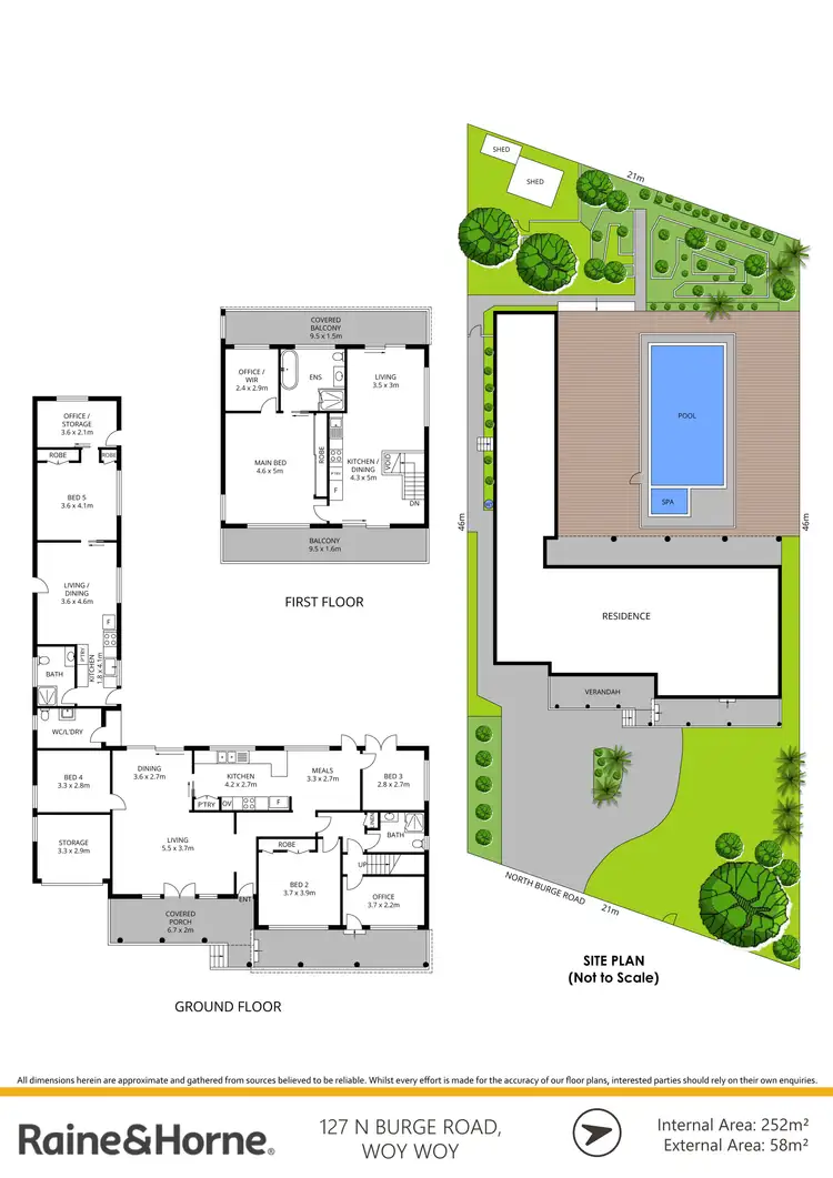 Floorplan of Homely house listing, 127 North Burge Road, Woy Woy NSW 2256