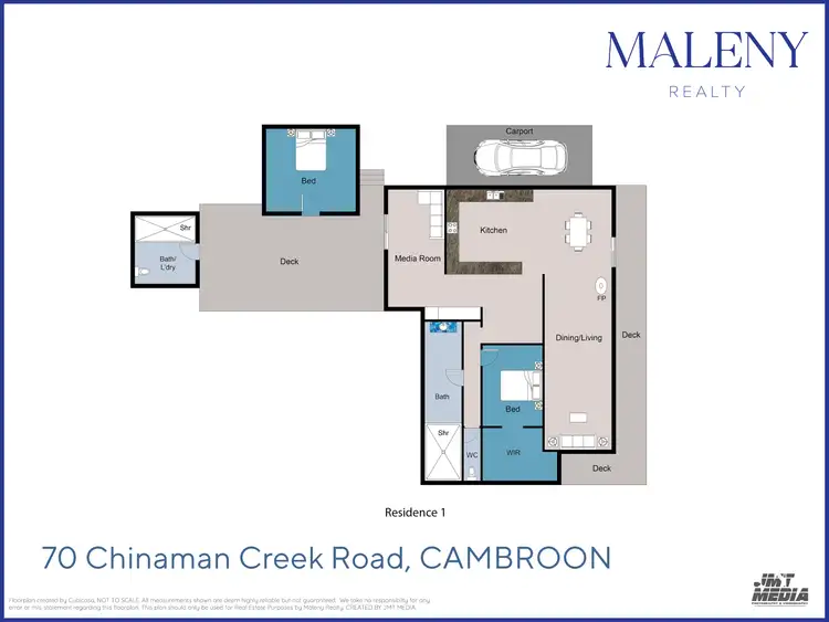 Floorplan of Homely rural property listing, 70 Chinaman Creek Road, Cambroon QLD 4552