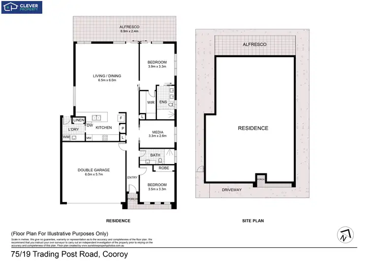 Floorplan of Homely house listing, 75/19 Trading Post Road, Cooroy QLD 4563
