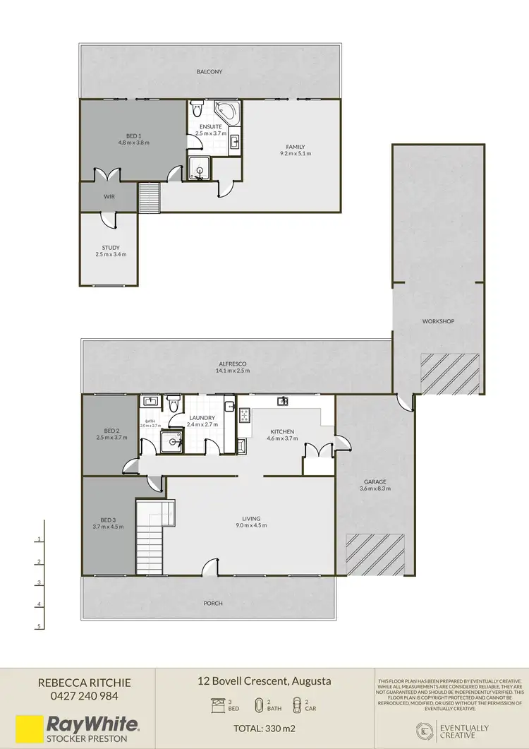 Floorplan of Homely house listing, 12 Bovell Crescent, Augusta WA 6290