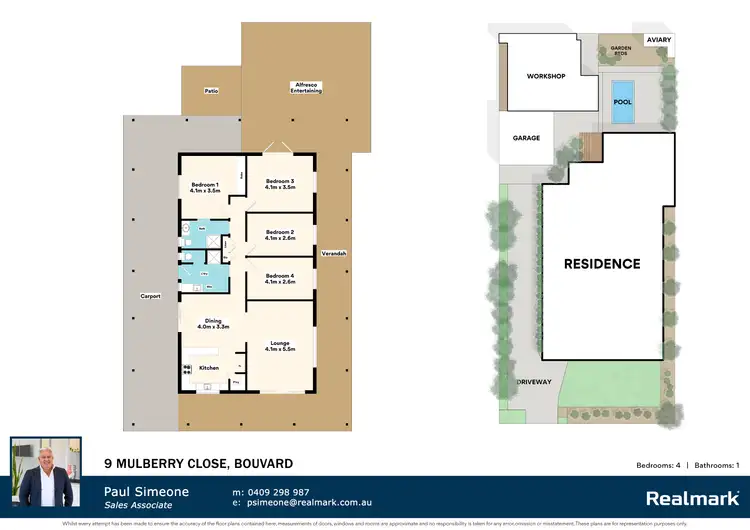 Floorplan of Homely house listing, 9 Mulberry Close, Bouvard WA 6211
