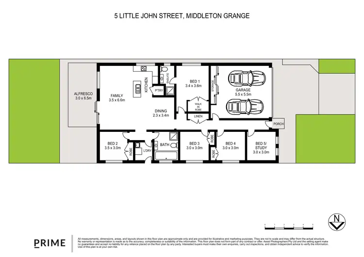 Floorplan of Homely house listing, 5 Little John Street, Middleton Grange NSW 2171