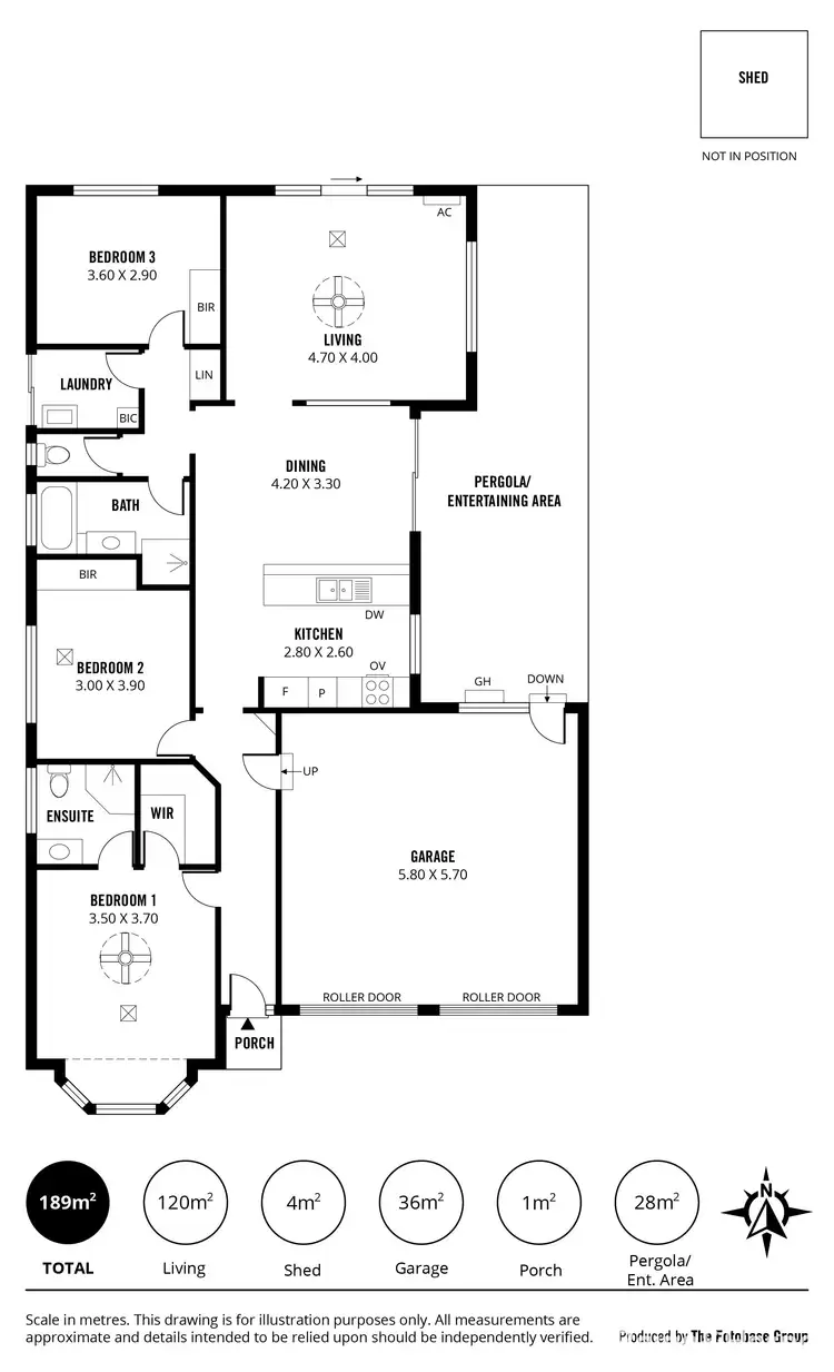 Floorplan of Homely house listing, 11 Cher Court, Aberfoyle Park SA 5159