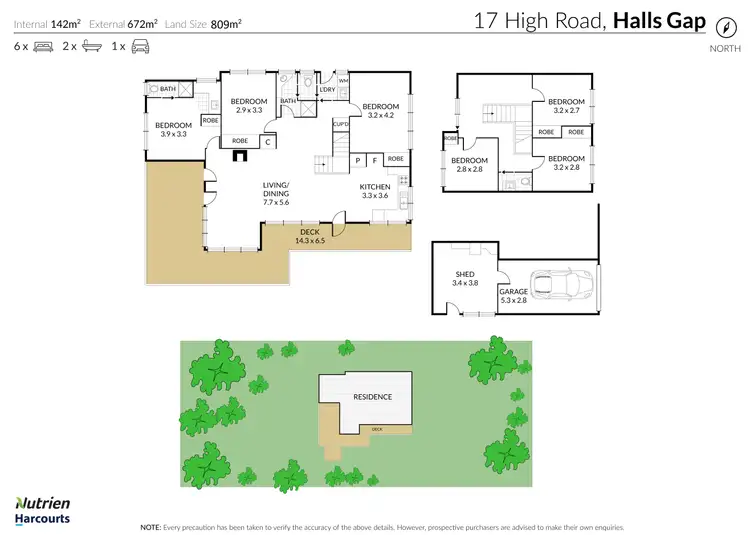 Floorplan of Homely house listing, 17 High Road, Halls Gap VIC 3381